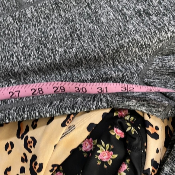 Athleta Exhale Stash Pocket Heel Tight In Softluxe Dark Heathered Gray Size 1X - Picture 7 of 10